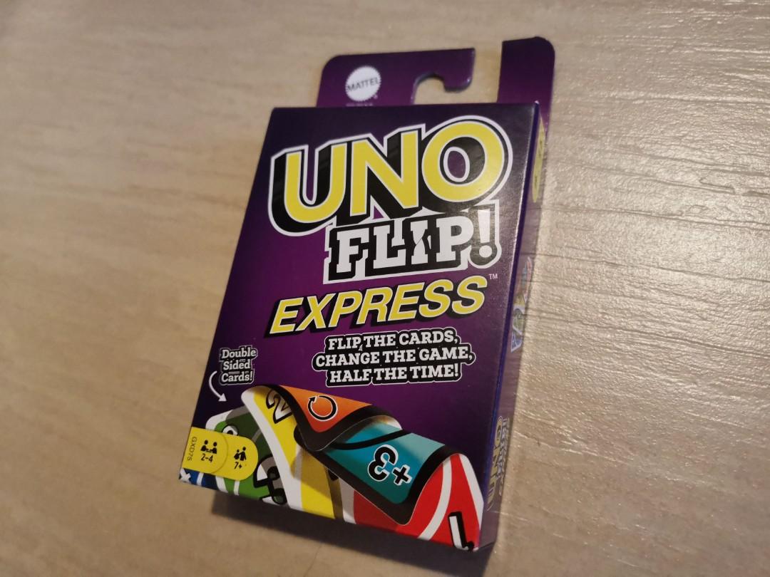 New UNO Flips Express Card Games #GreatAsGift, Hobbies & Toys, Toys & Games  on Carousell
