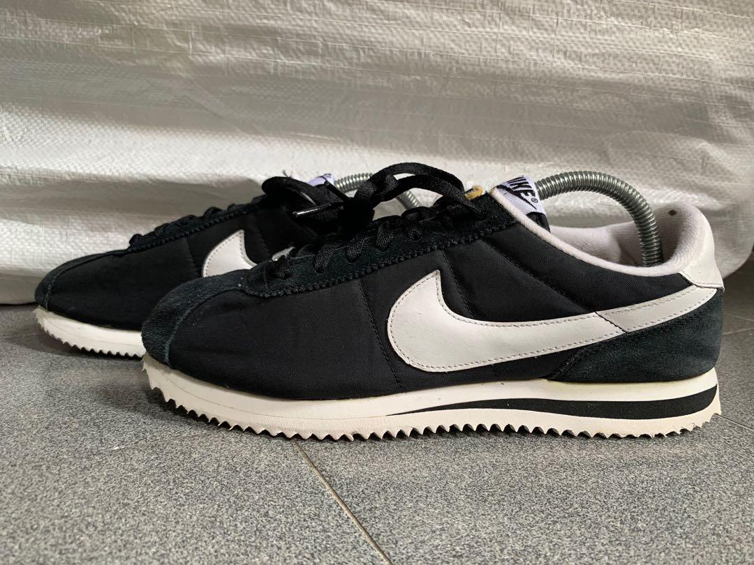 NIKE CORTEZ BLACK NYLON 06 Men s Fashion Footwear Sneakers on