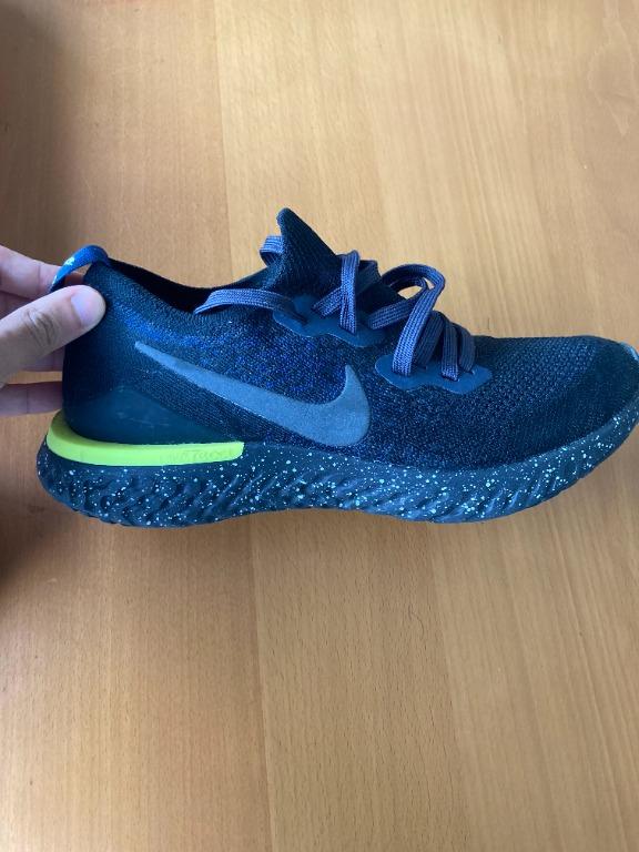 Epic react flyknit 2 black sequoia best sale