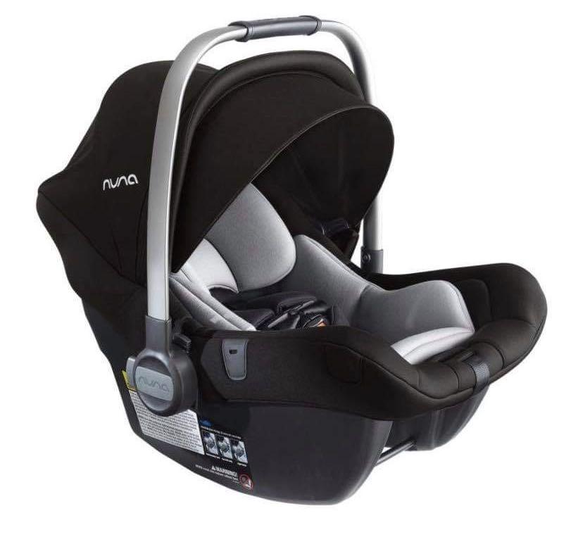 Nuna car seat (Category: Car Seats) located in Quezon City. Submitted by flamingo28pink (Listing ID 1131266620, Image 1). Description: Very good brand used twice super saglit lng ginamit since hndi makalabas we used it lng s house good quality and safe n safe c baby good deal na xa. Regular price nito is almost 12 to 15k.