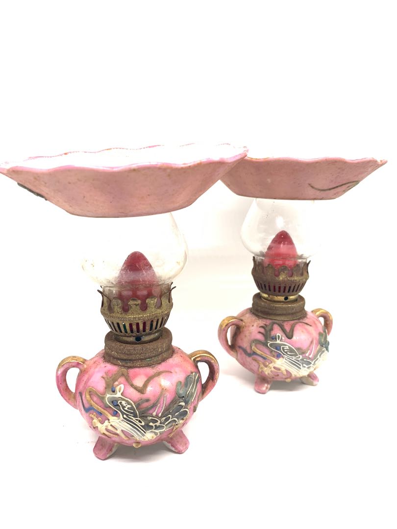 Oil Lamp Display, Hobbies & Toys, Memorabilia & Collectibles, Vintage