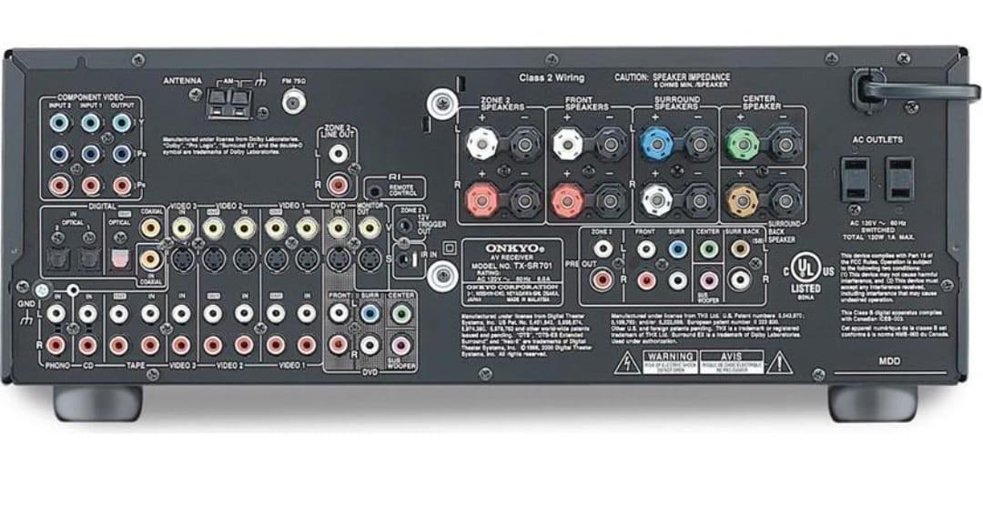 ONKYO TXSR701 THX CERTIFIED AV RECEIVER, Audio, Soundbars, Speakers