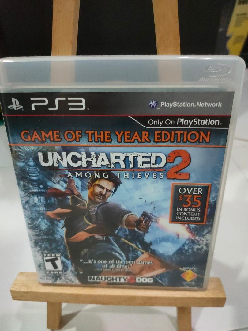 Original PS3 Uncharted 2: Among Thieves Game of the Year Edition (US  Version; Bonus Contented Used), Video Gaming, Video Games, PlayStation on  Carousell