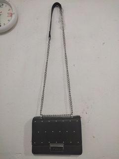 Pedro sling black studded bag