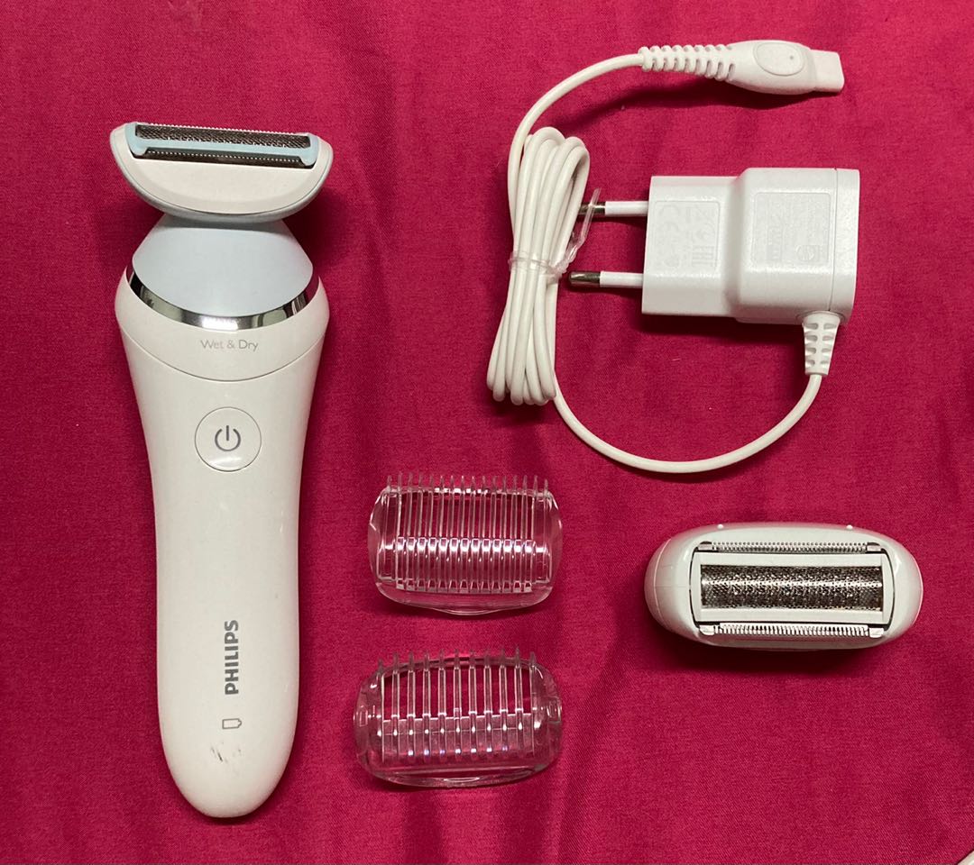 philips shaver red