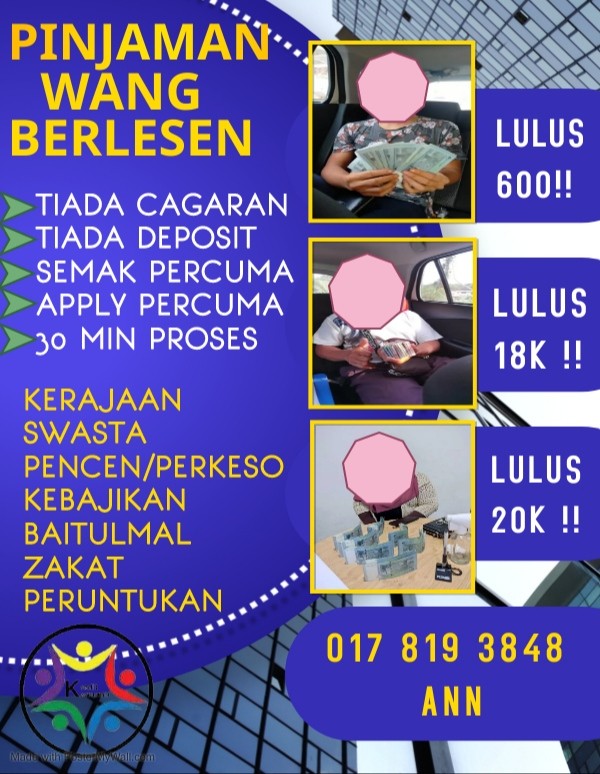 Pinjaman Wang Berlesen Sabah 0178193848, Services, Others on Carousell