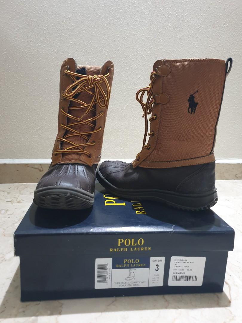 Polo Ralph Lauren Winter Boots Like New 1 Trip only