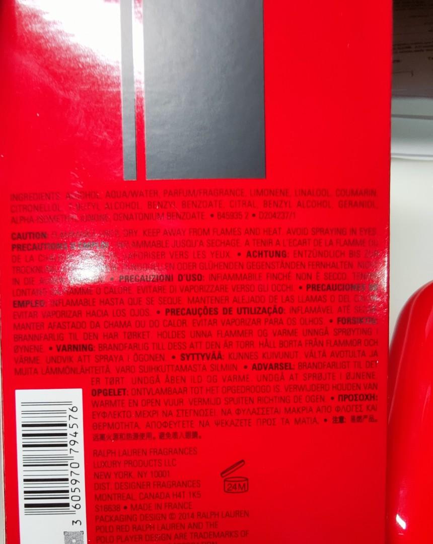 Polo red intense 75ml hot sale