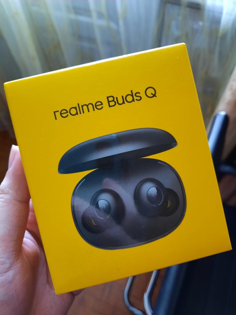 Realme Buds Q White, Elektronik, Audio di Carousell