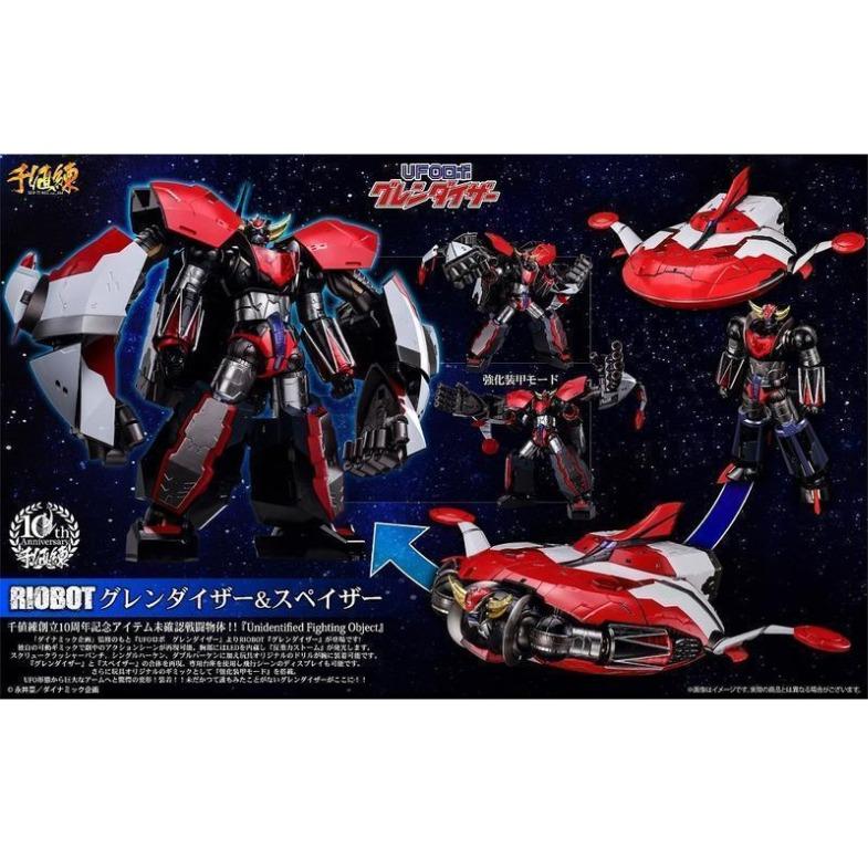 Sentinel Toys to release Grendizer and Spazer Riobots