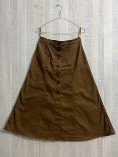 Skirt brown / rok coklat uniqlo
