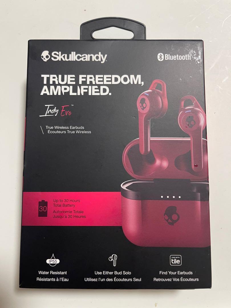 Skullcandy Indy Evo Deep Red Audio Earphones on Carousell