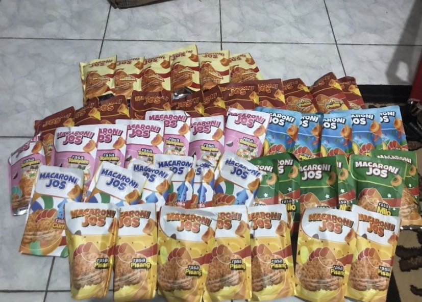Snack Macaroni Jos 8 Varian Rasa kemasan 100 gram