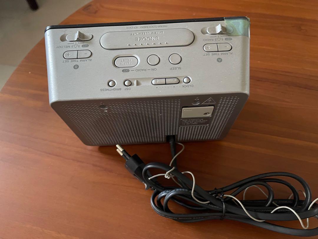 Sony FM/AM Clock Radio Dream Machine ICF C414, Car Accessories