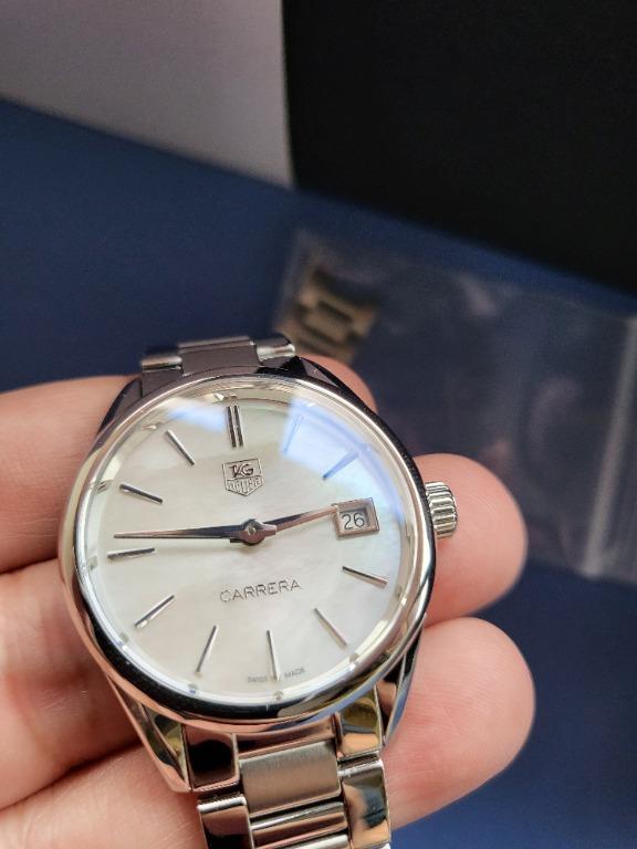 Tag Heuer Carrera Ladies MOP Dial 32mm Quartz Luxury Watches on