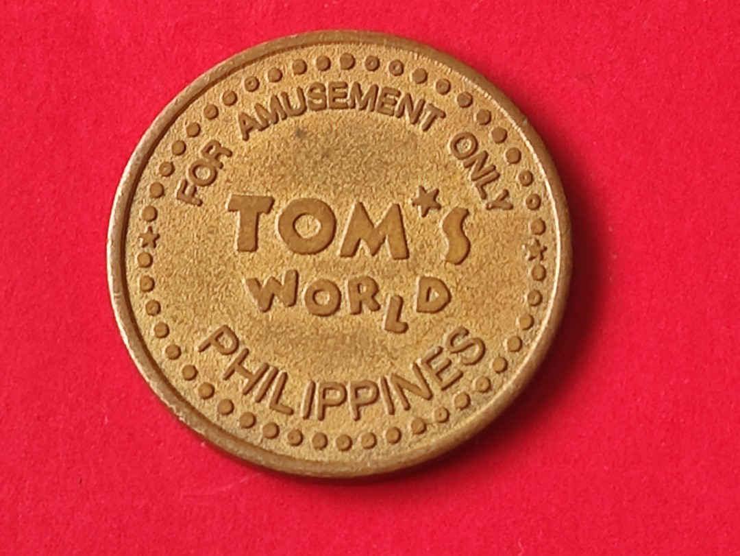 Tom's World Philippines Token, Hobbies & Toys, Memorabilia & Collectibles, Currency on Carousell