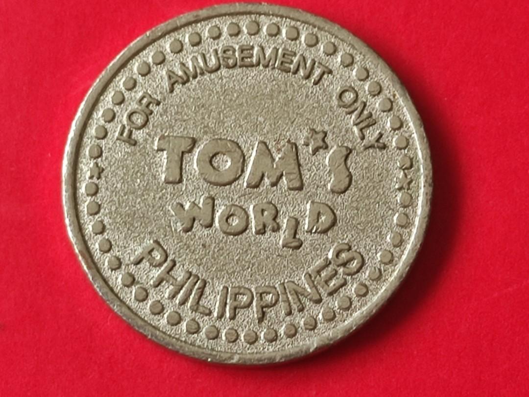 Tom's World Philippines Token, Hobbies & Toys, Memorabilia & Collectibles, Currency on Carousell