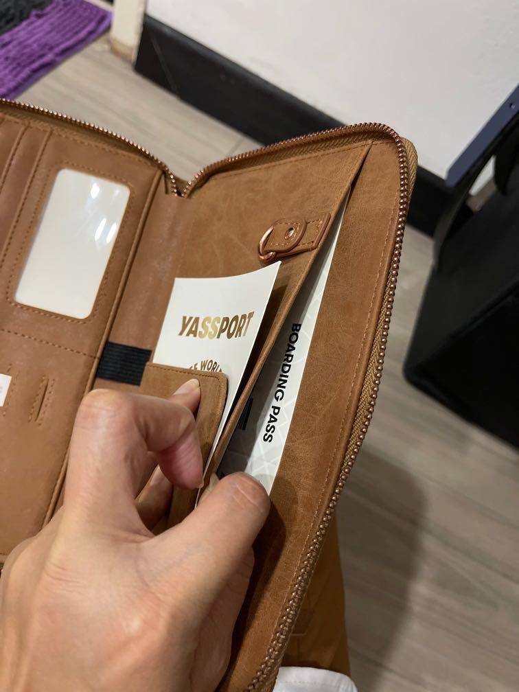 Typo Brown Passport Wallet, Women's Fashion, Bags & Wallets, Purses