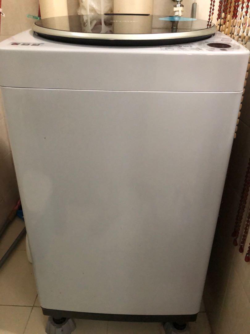 70 discount on SHARP Fully automatic 9kg washing machine still under warranty till 2024, TV