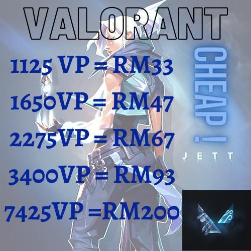 Valorant Points [ CHEAP ], Video Gaming, Video Games, Nintendo on Carousell