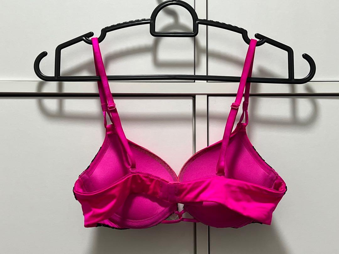 Victoria's Secret hot pink push-up bra, Women's Fashion, New Undergarments  & Loungewear on Carousell