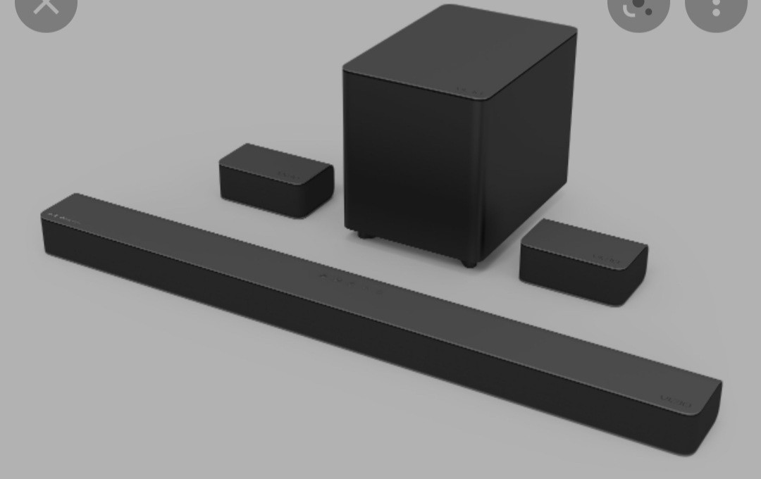 Vizio sound bar v51 5.1 surround sound system, Audio, Soundbars