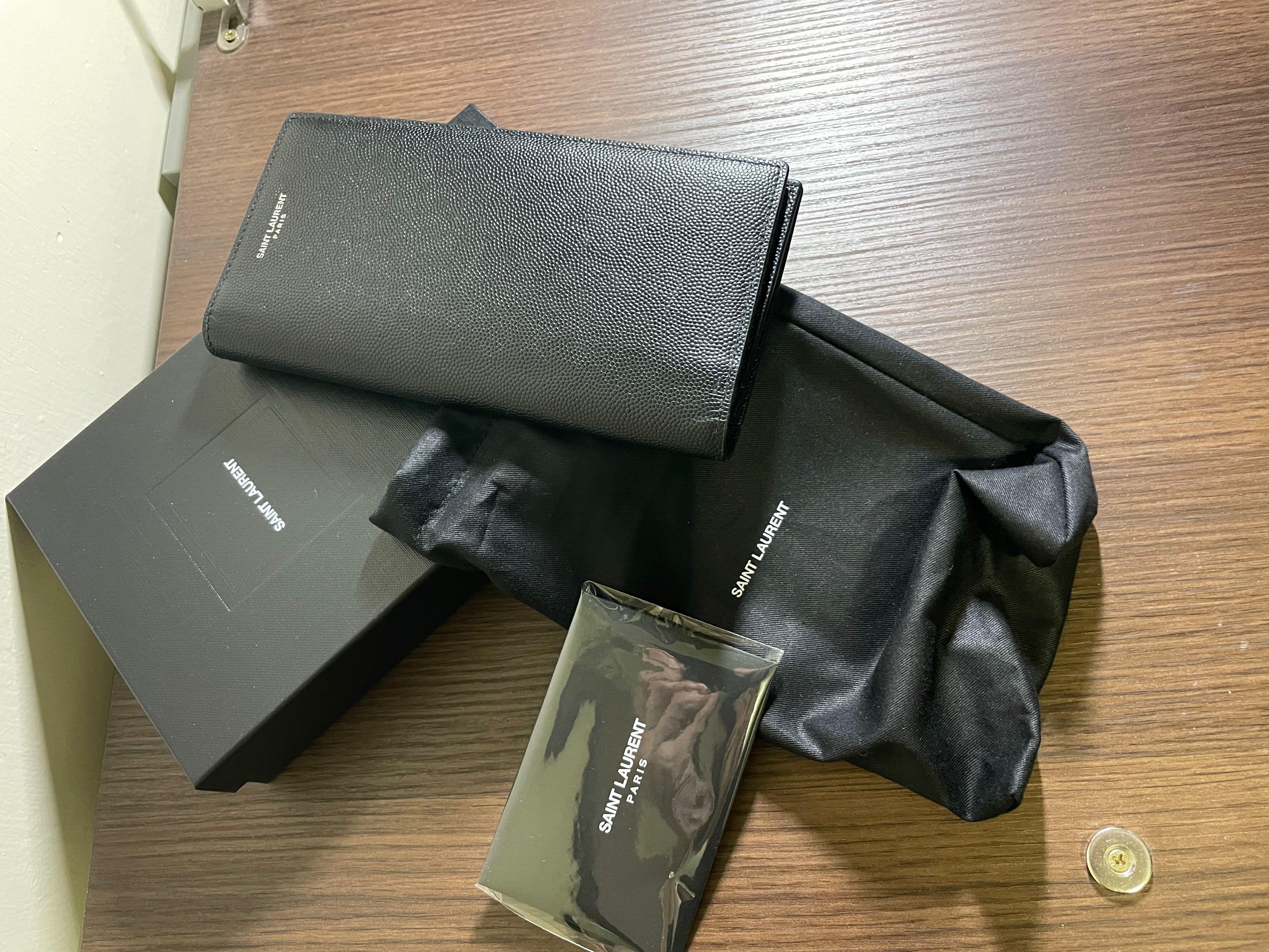 saint laurent long wallet