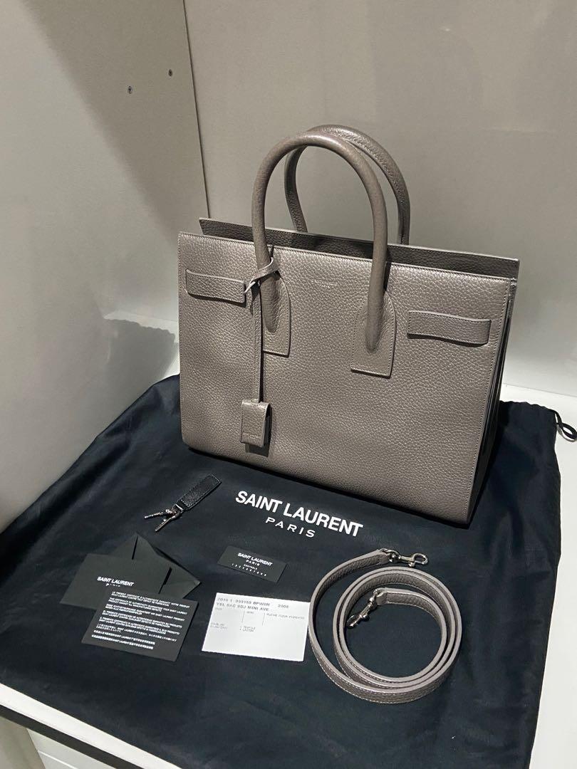 YSL Saint laurent SDJ sac de jour small in gray 2016 Barang Mewah