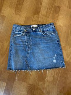 ZARA SKIRT DENIM NEGO