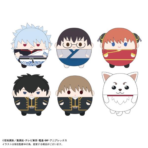 熱賣再販 銀魂角色胖胖公仔掛飾 一套6款 23年3月再販版本 Gintama Fluffy Kororin Set Of 6 23 March Resale Ver ふわコロりん 興趣及遊戲 玩具 遊戲類