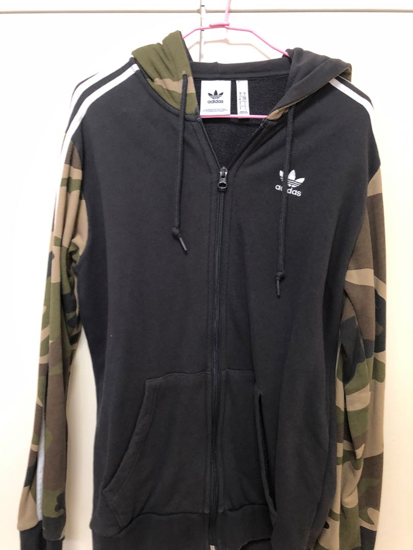 Adidas Camo Jacket, Men's Fashion 