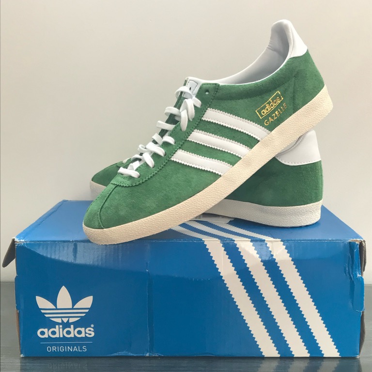ADIDAS GAZELLE OG GREEN SUEDE LEATHER