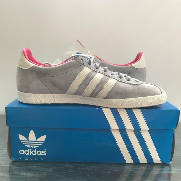 Adidas gazelle og grey suede hotsell