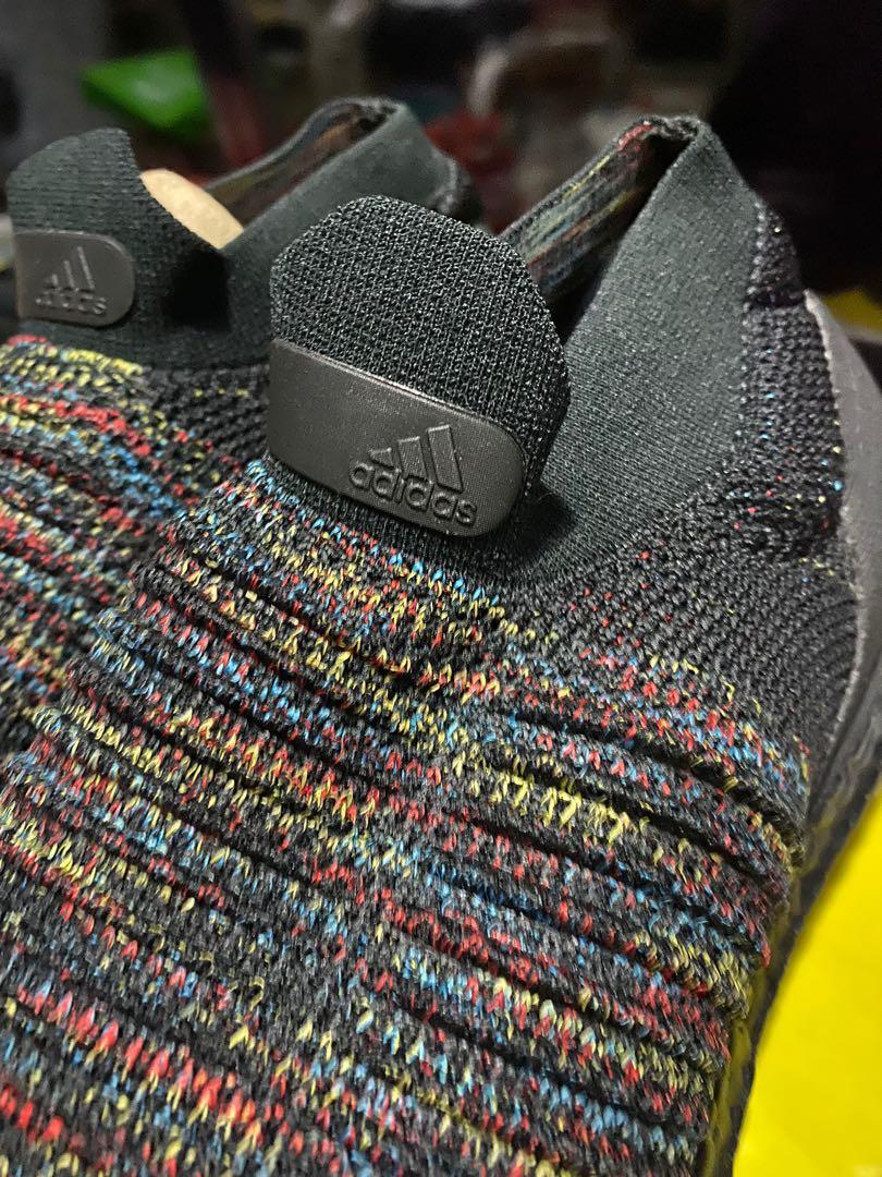 Ultra boost shop laceless black multicolor