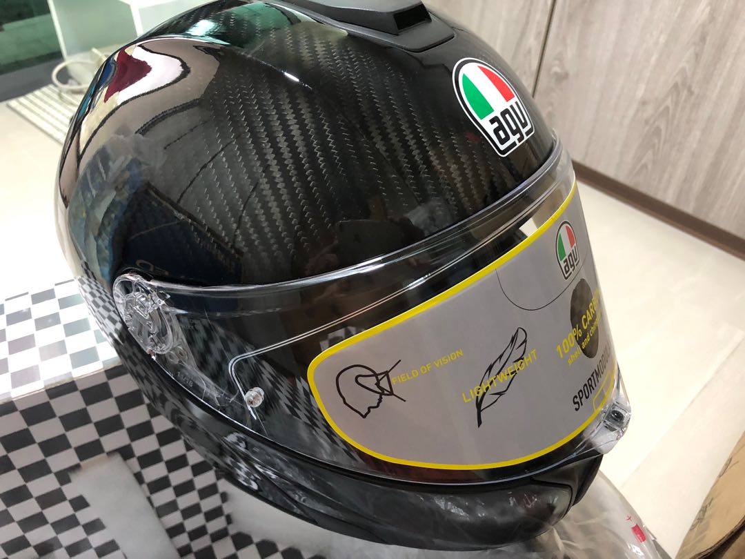 Agv sportmodular glossy store carbon