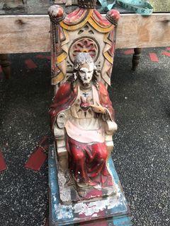 Antique Jesus Christ sculpt