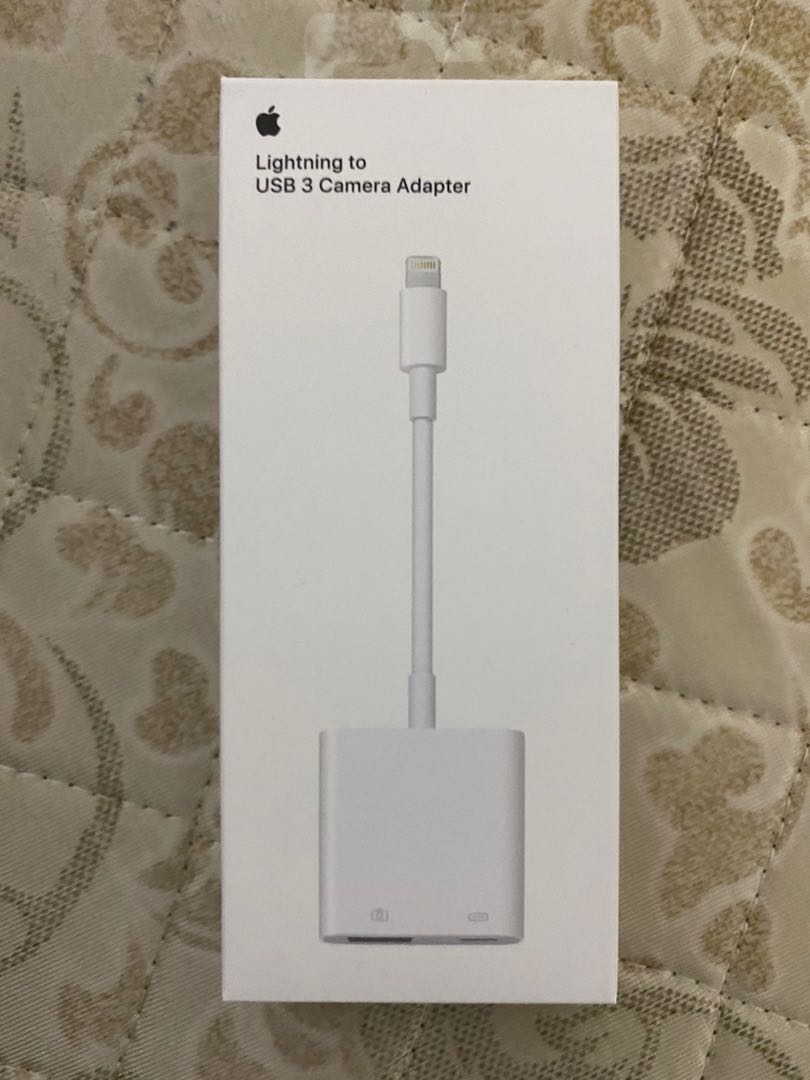 Apple lightning to camera USB adapter, Computers & Tech, Parts