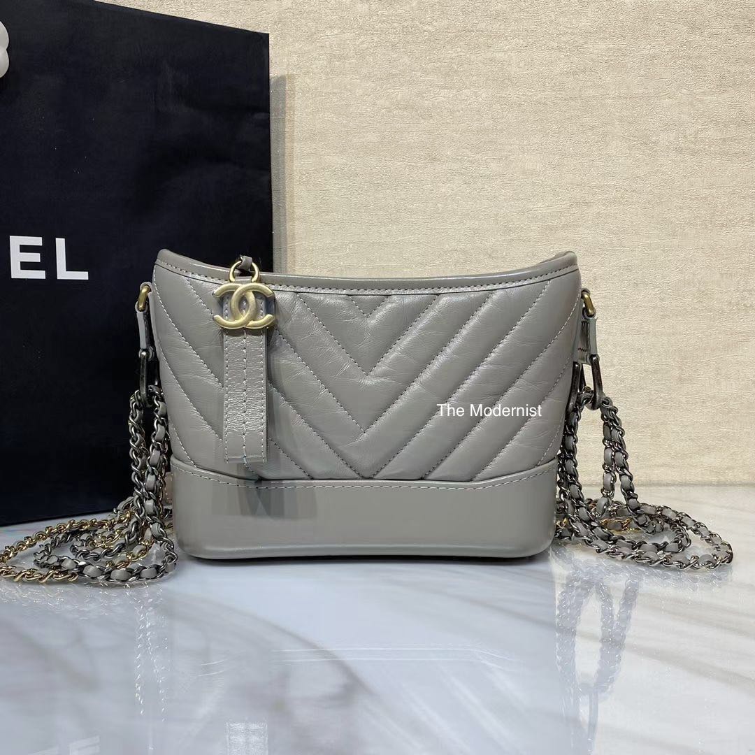 Chanel gabrielle cheap grey