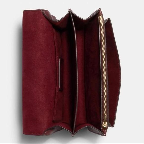 Authentic COACH Klare Crossbody/shoulder With Rainbow Linear Quilting