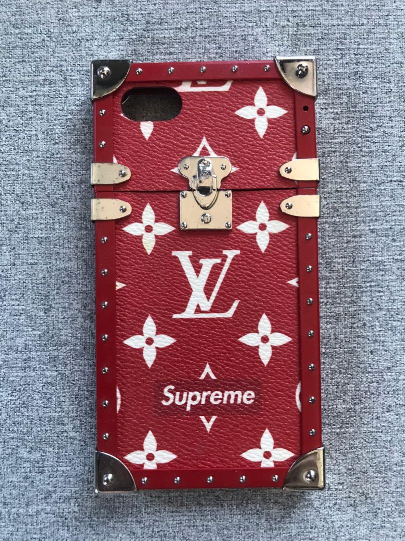 Louis Vuitton x Supreme iPhone 7 Eye Trunk Red - GB