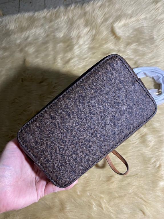 AUTHENTIC Michael Kors MK Brown Suri Small Logo Crossbody Bag, Women's Fashion, Bags & Wallets