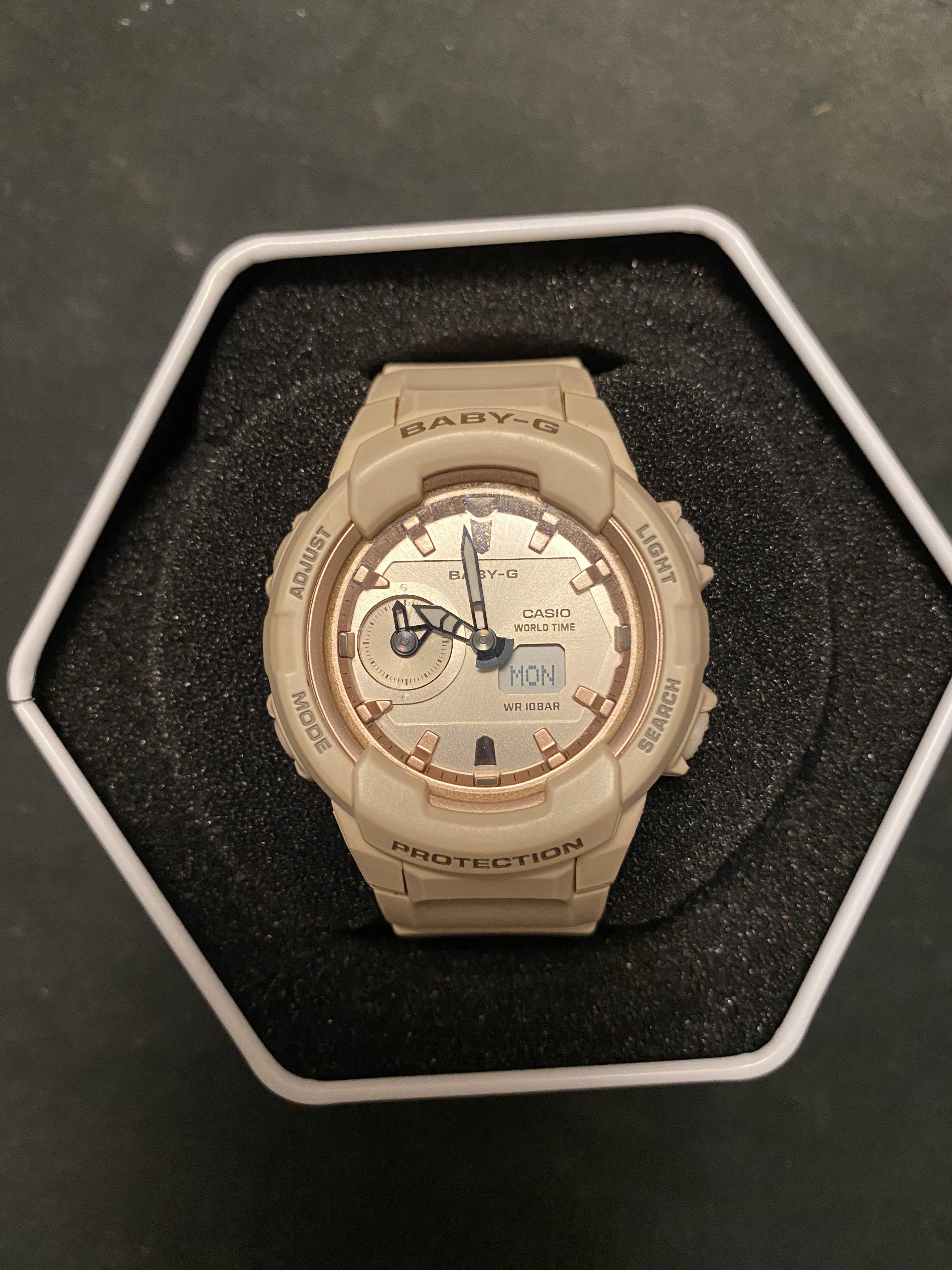 Baby G BGA230SA 4A Pink Nude Metallic Gold
