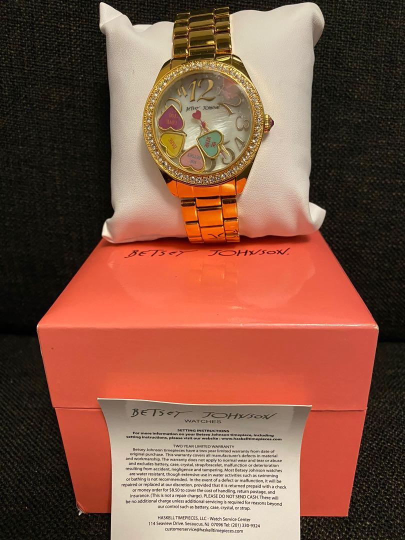 BETSEY JOHNSON WATCH Women s Fashion Watches Accessories