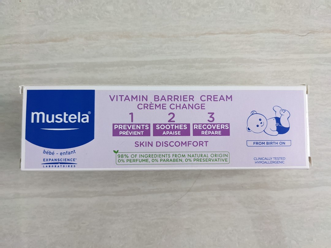 BNIB Mustela diaper barrier cream VBC, Babies & Kids, Bathing