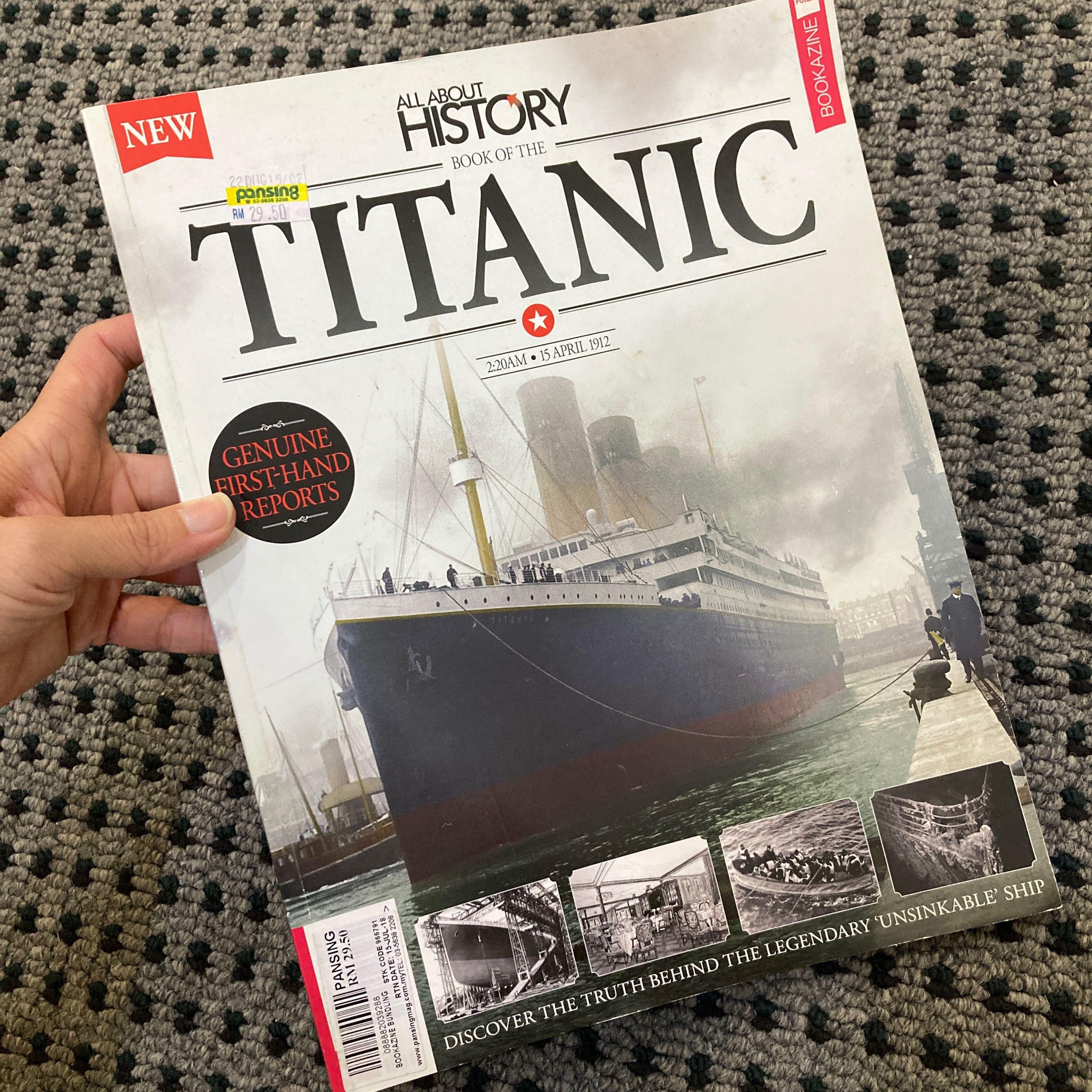Book of The Titanic (All about History), Hobbies & Toys, Books & Magazines,  Children's Books on Carousell
