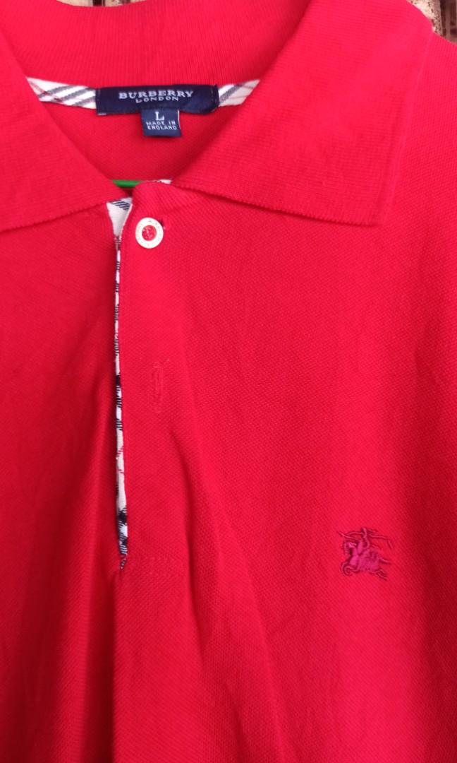 BURBERRY LONDON LONG SLEEVE POLO T 
