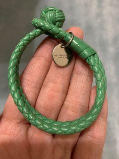 二手BV編織手環～翠綠色