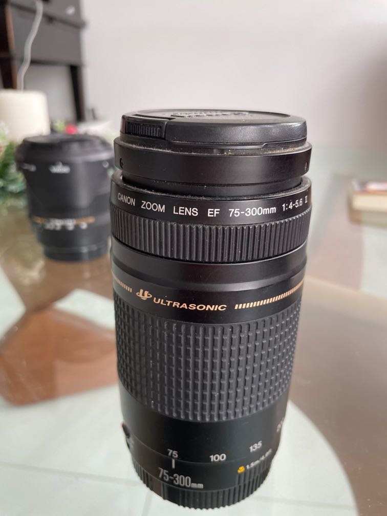 Canon Lens 75 300mm 1 4 5 6 Second Generation Photography Lens Kits On Carousell