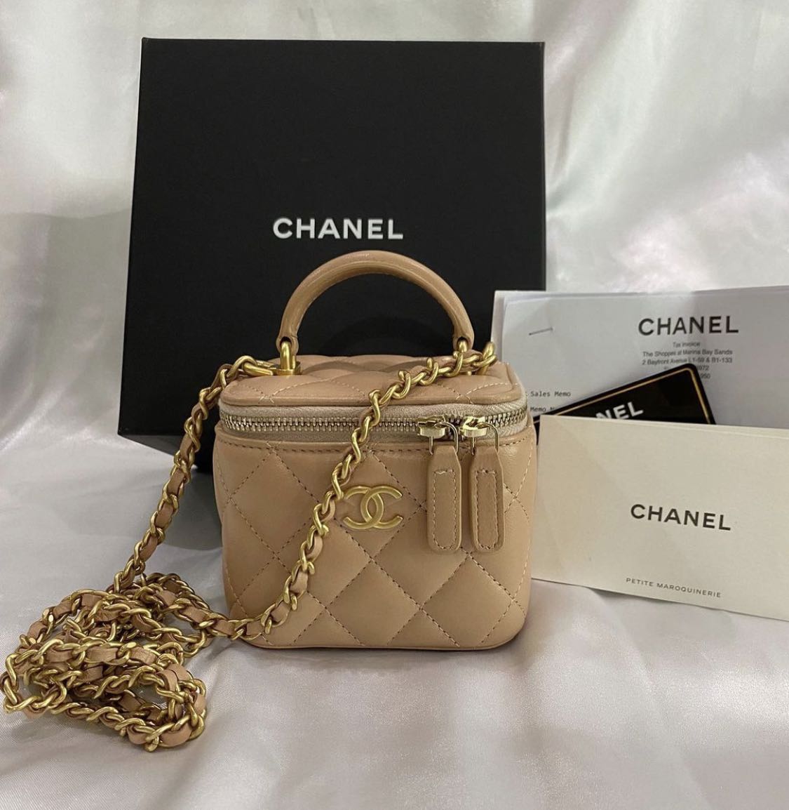 Chanel Mini Vanity Bag with Chain Reference Guide  Spotted Fashion