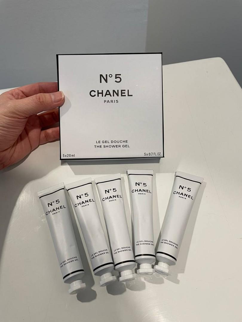 CHANEL N5 THE SHOWER GEL 5X20ML, Beauty & Personal Care, Bath & Body